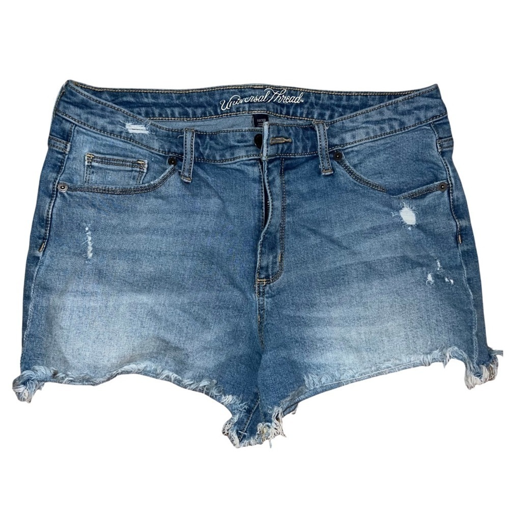 Universal Thread Women’s Raw Distressed Hem Jean Shorts Size 28/10